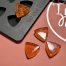 Rounded Triangle candy mold